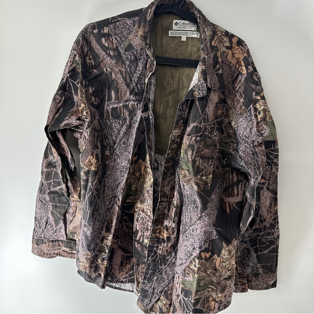Columbia Men's Camo Field Jacket - Brown & Green